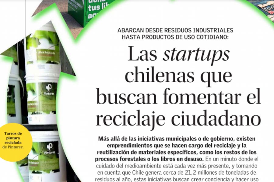 startups Pinturec reciclaje ciudadano